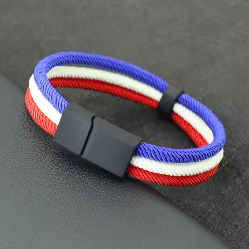 🇫🇷 Bracelet Supporter Édition Mondiale – Vivez Chaque Match avec Fierté